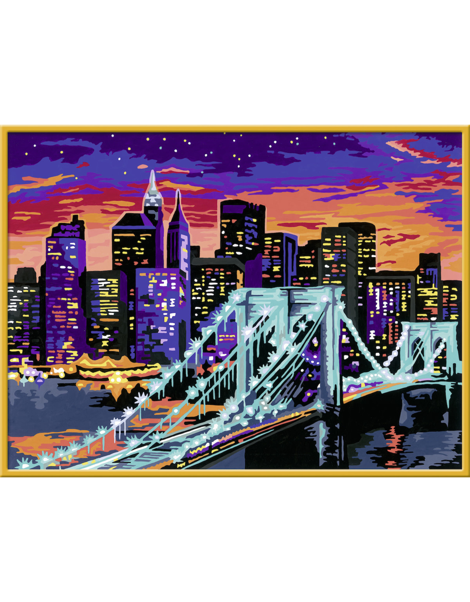 Ravensburger Schilderen op Nummer 288977 Brooklyn Bridge