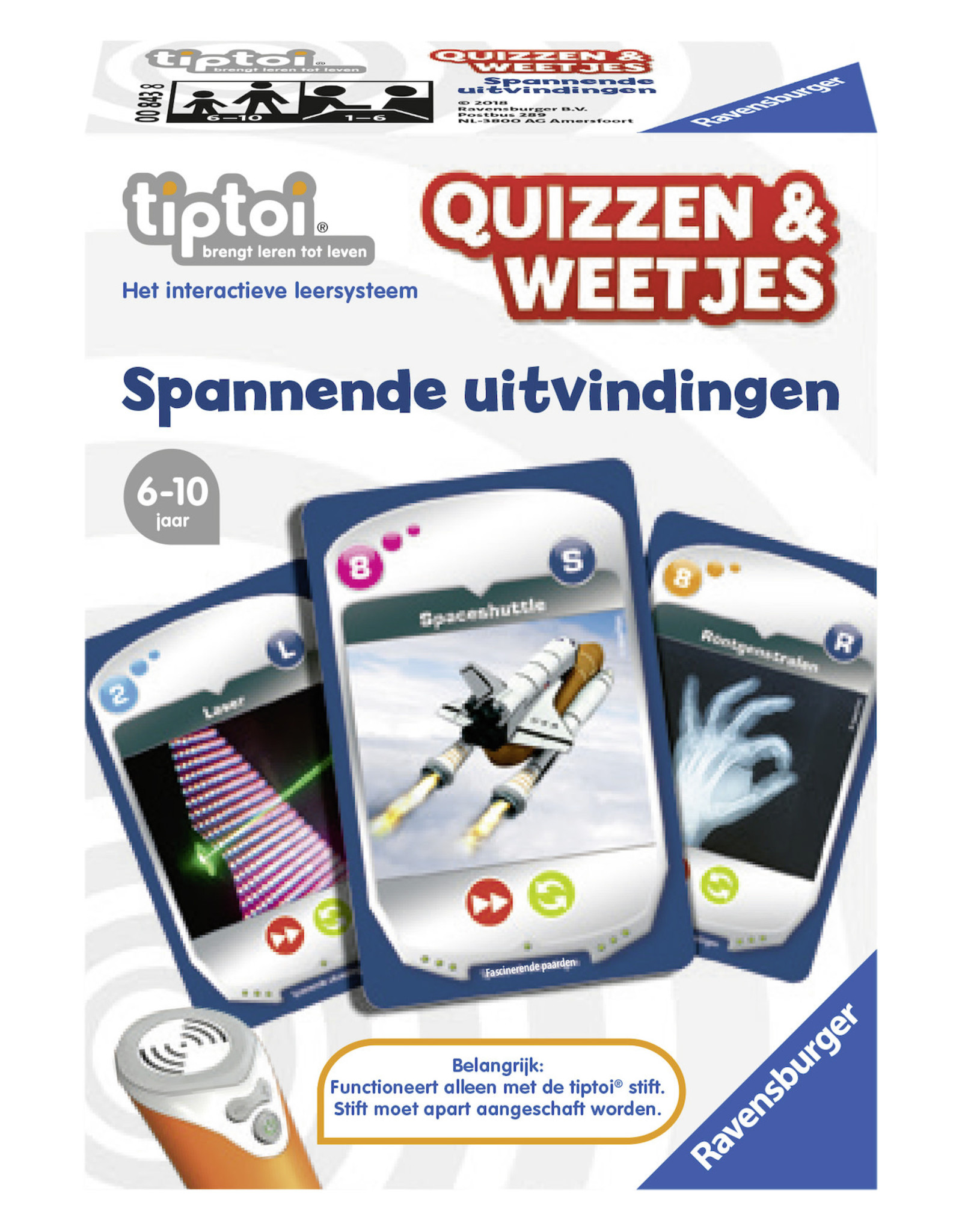 Tiptoi Spannende Uitvindingen  Quizzen & Weetjes