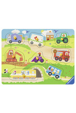 Ravensburger Ravensburger Houten Puzzel 36844 Lievelingsvoertuigen - 8 Stukjes