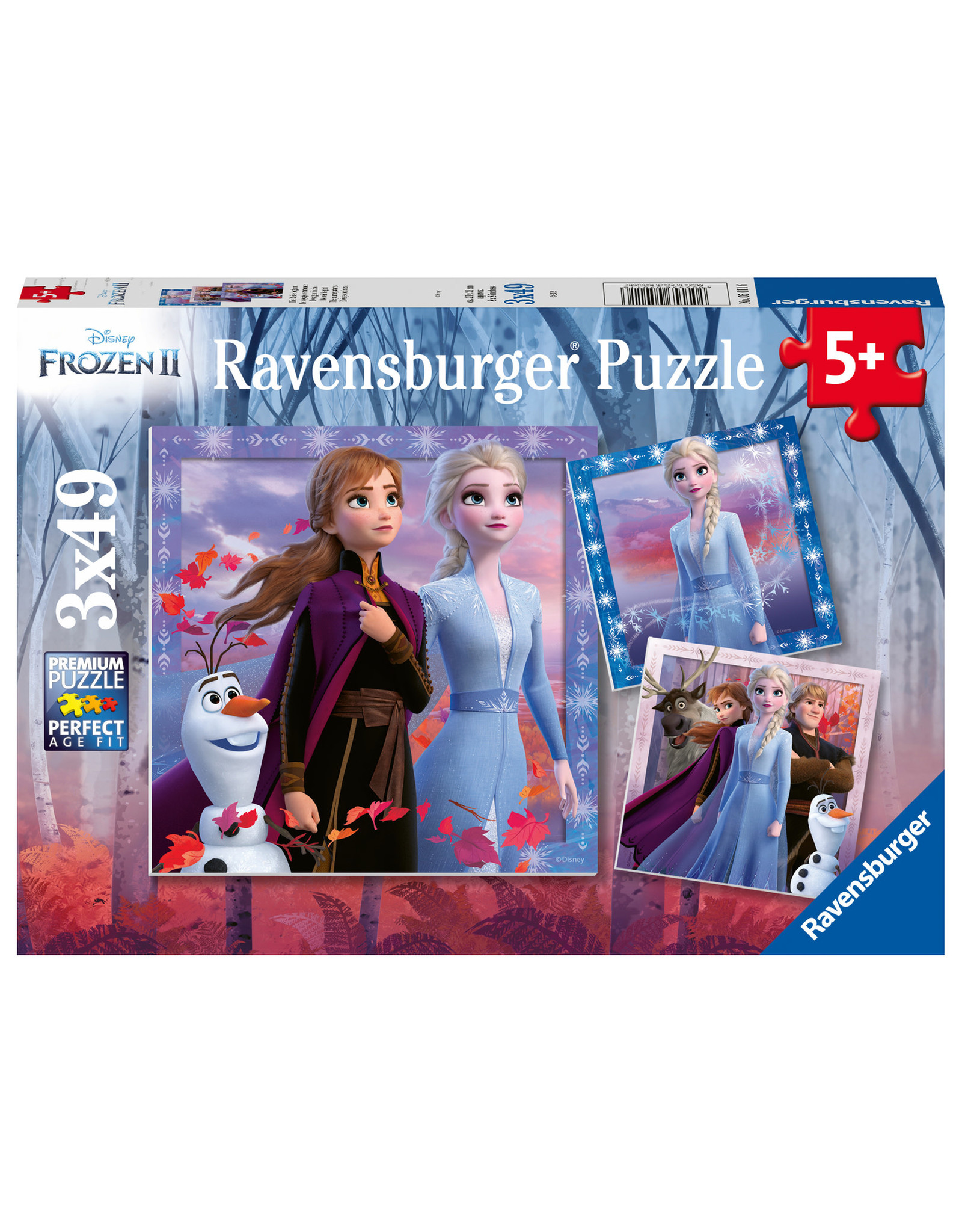 Ravensburger Frozen 2  Puzzle 3X49