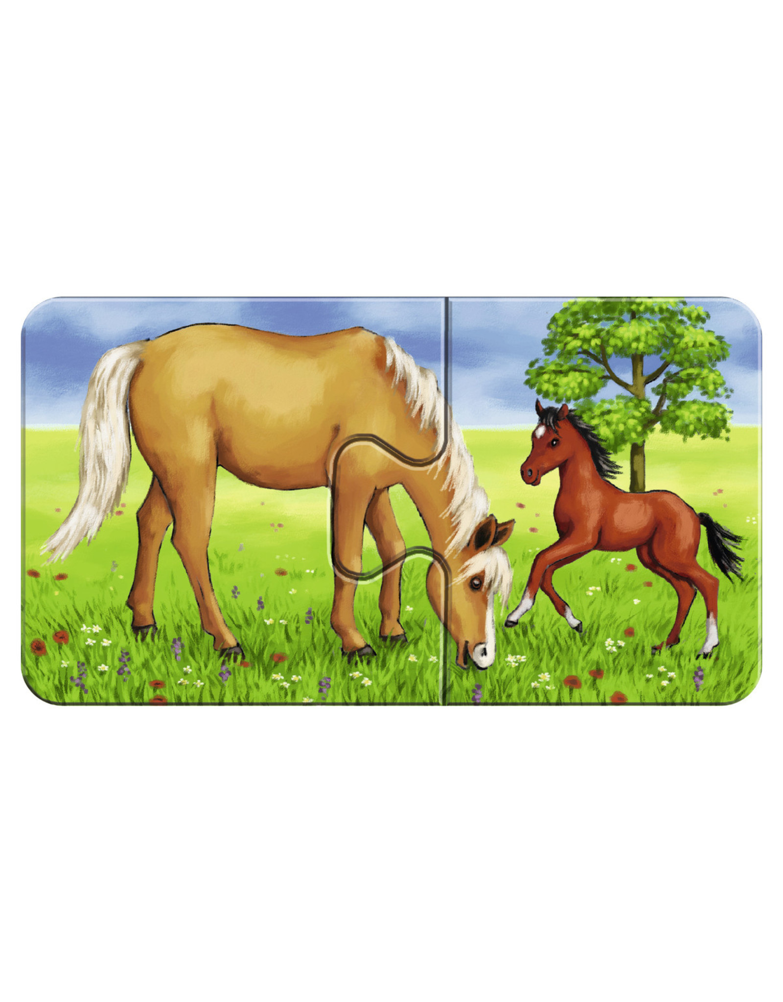 Ravensburger Lieve Dieren - Hout 9X2