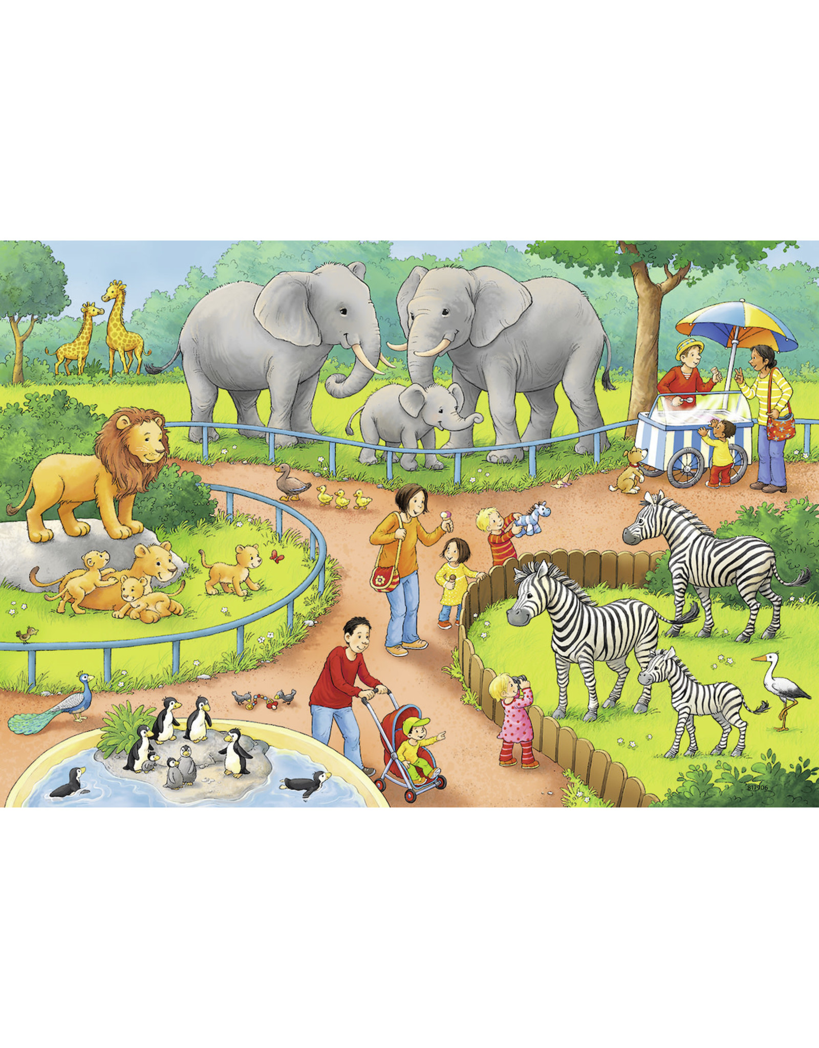 Ravensburger A Day At The Zoo 2X24
