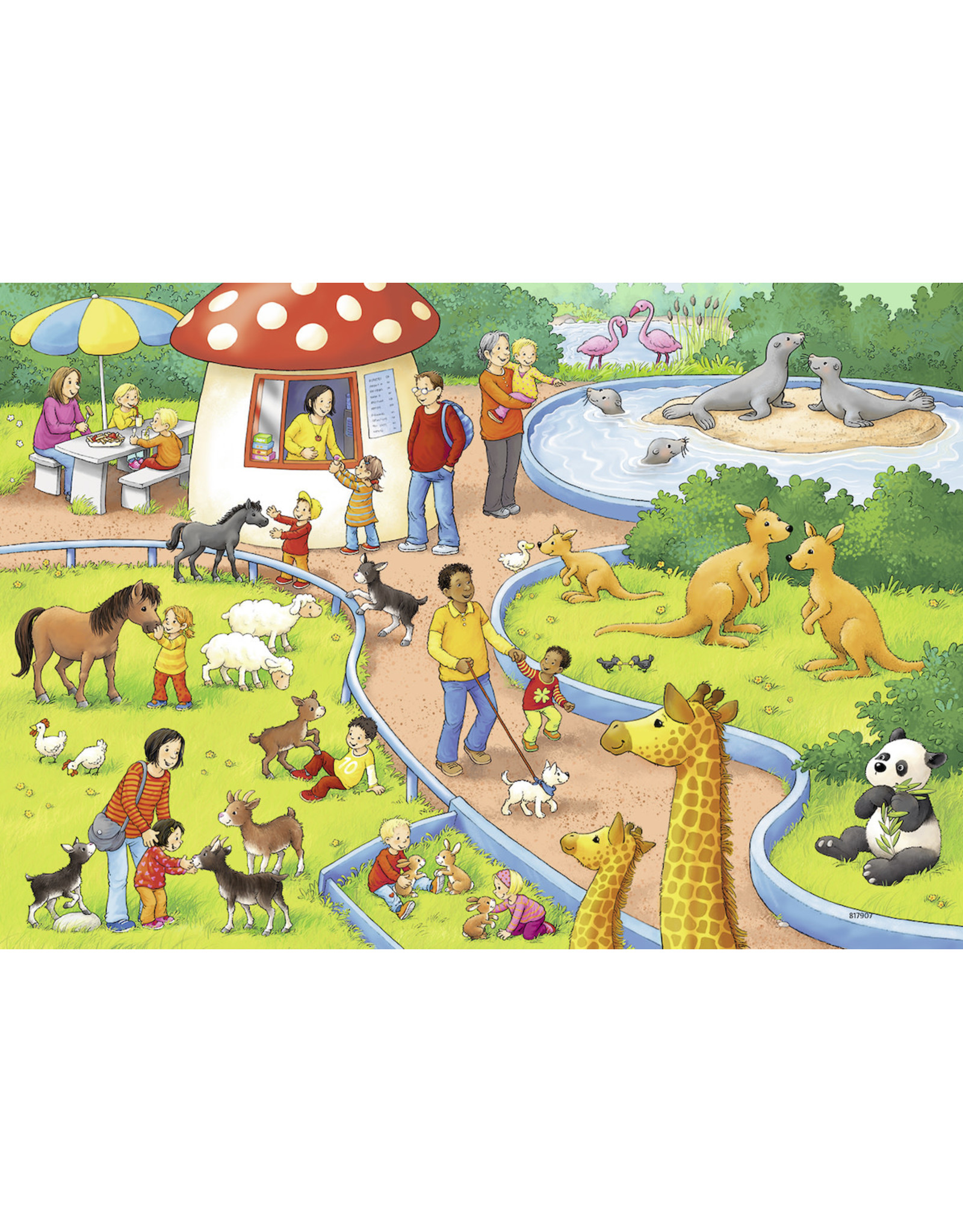 Ravensburger A Day At The Zoo 2X24