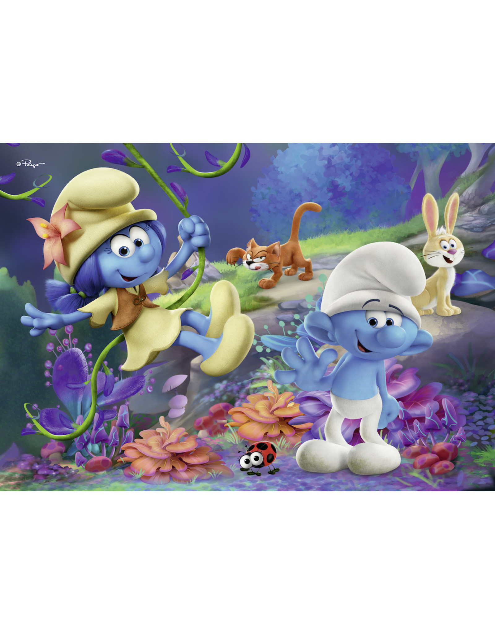 Ravensburger Het Verloren Dorp Smurfen- 2X24