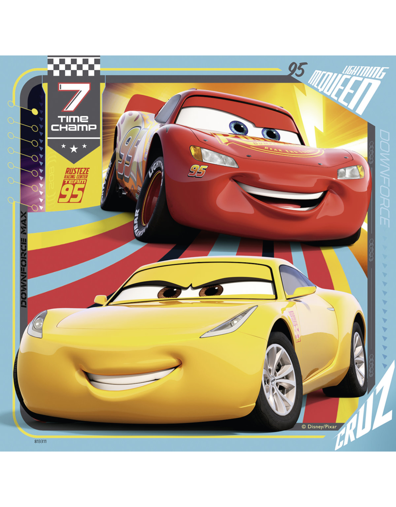 Ravensburger Legends Of The Track Cars 3  3X49