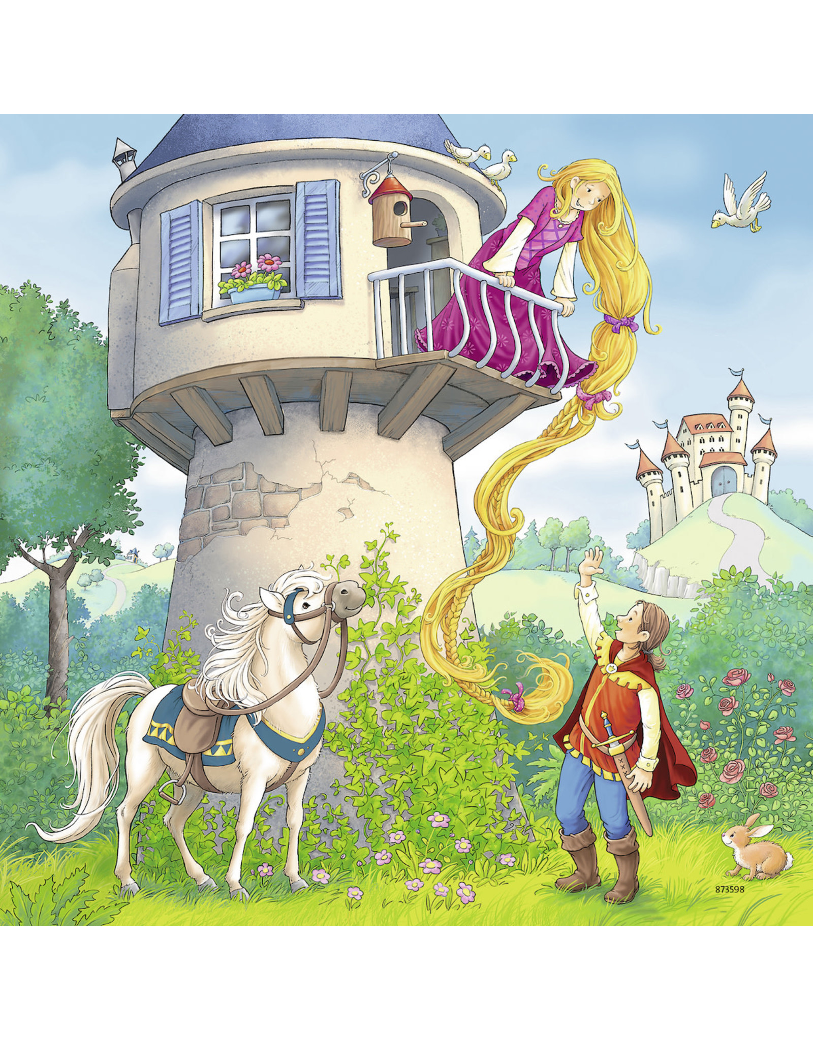 Ravensburger Rapunzel, Roodkapje En De Kikkerkoning 3X49