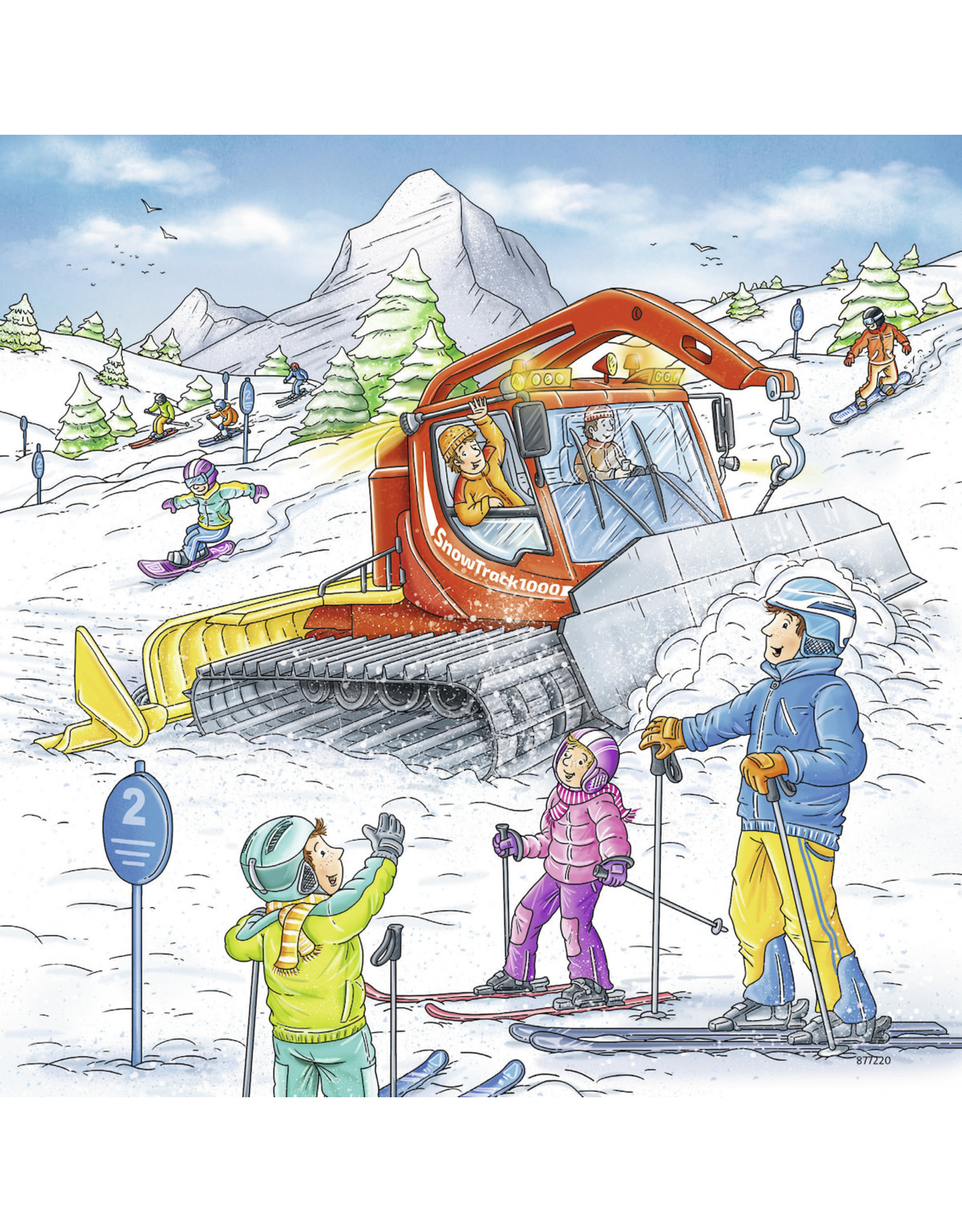 Ravensburger Op De Skipiste 3X49