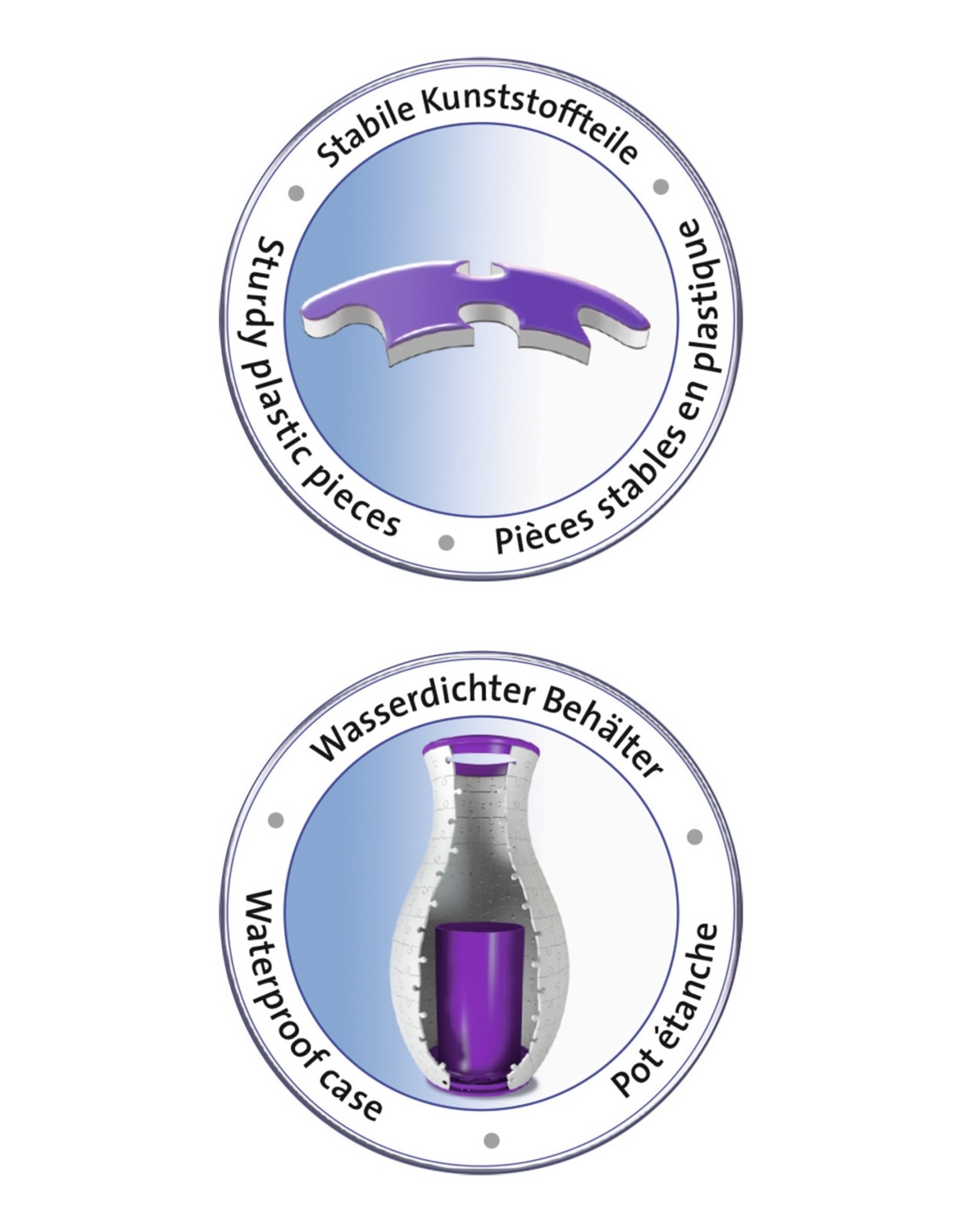 Ravensburger Ravensburger 3D Puzzel 120529  Bloemenvaas Girly Girl Edition Paard - 216 Stukjes