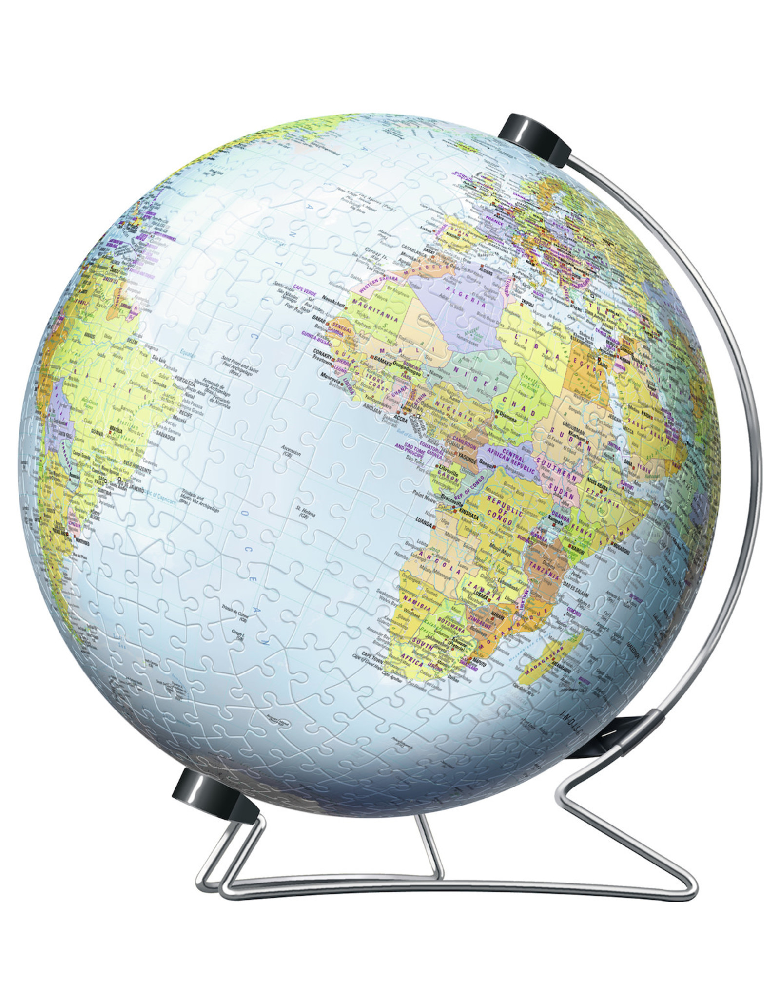 Ravensburger Ravensburger 3D Puzzleball 124367 De Aarde incl. Standaard- 540 Stukjes