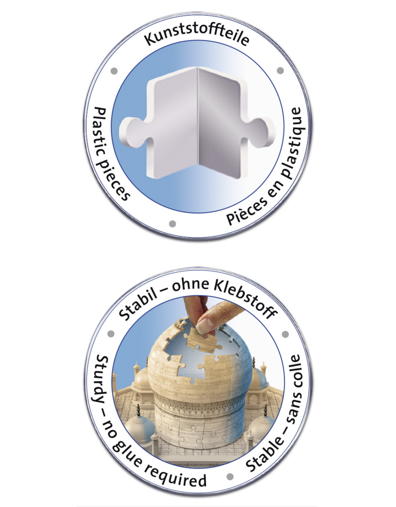 Ravensburger Ravensburger 3D Puzzel 125647 Taj Mahal - 216 Stukjes