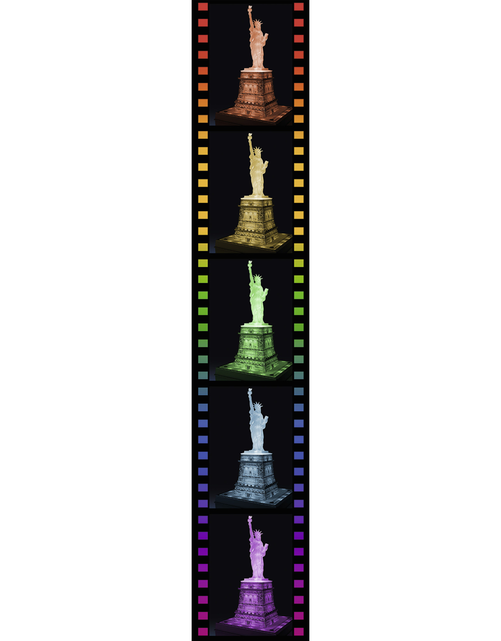 Ravensburger Ravensburger 3D Puzzel 125968 Statue Of Liberty Night Edition - 108 Stukjes