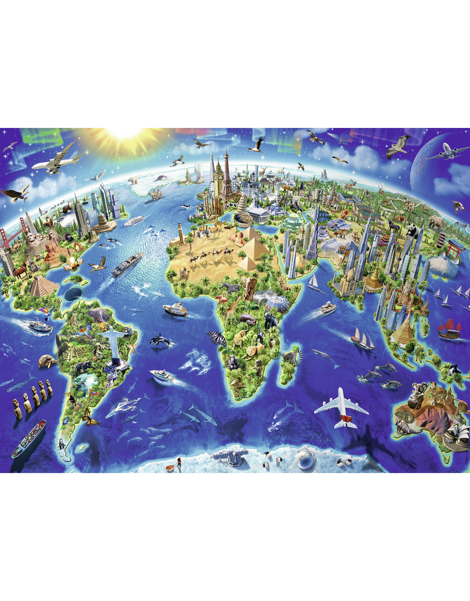 Ravensburger World Landmarks Map