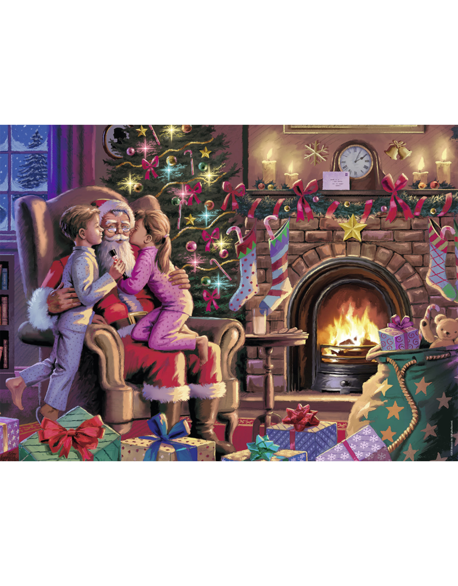 Ravensburger Ravensburger Puzzel 132171 Kissing Santa 300XXL
