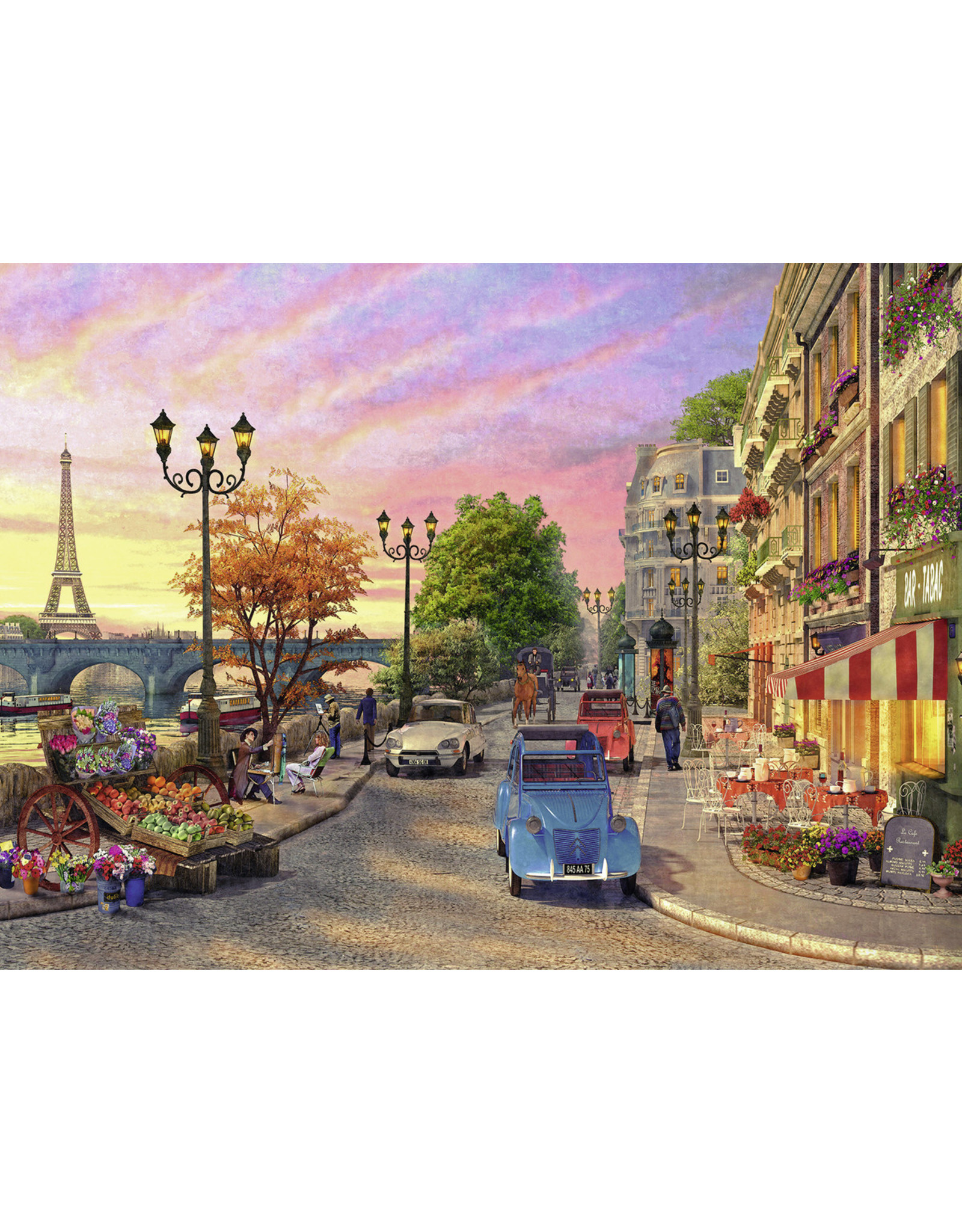 Ravensburger Ravensburger puzzel Avondsfeer in Parijs  500 stukjes