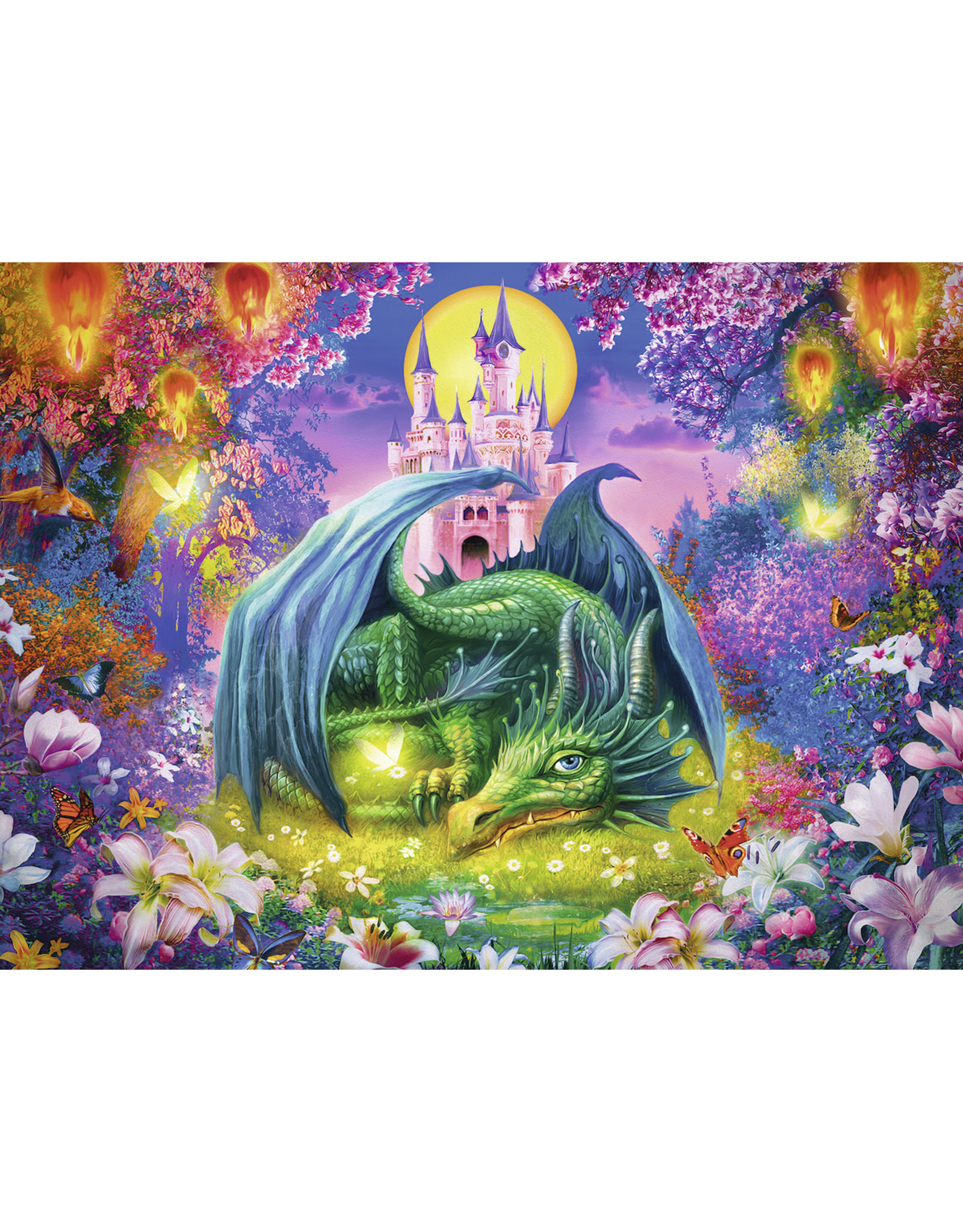 Ravensburger Dragon In The Forest 500 Star Line