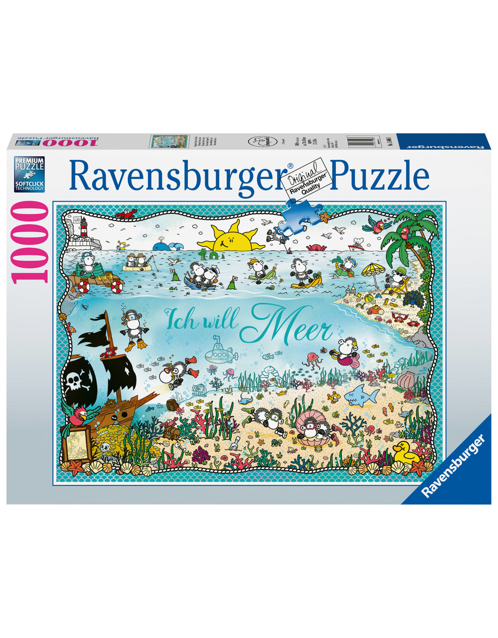 Ravensburger Sheepworld In De Zee - 1000