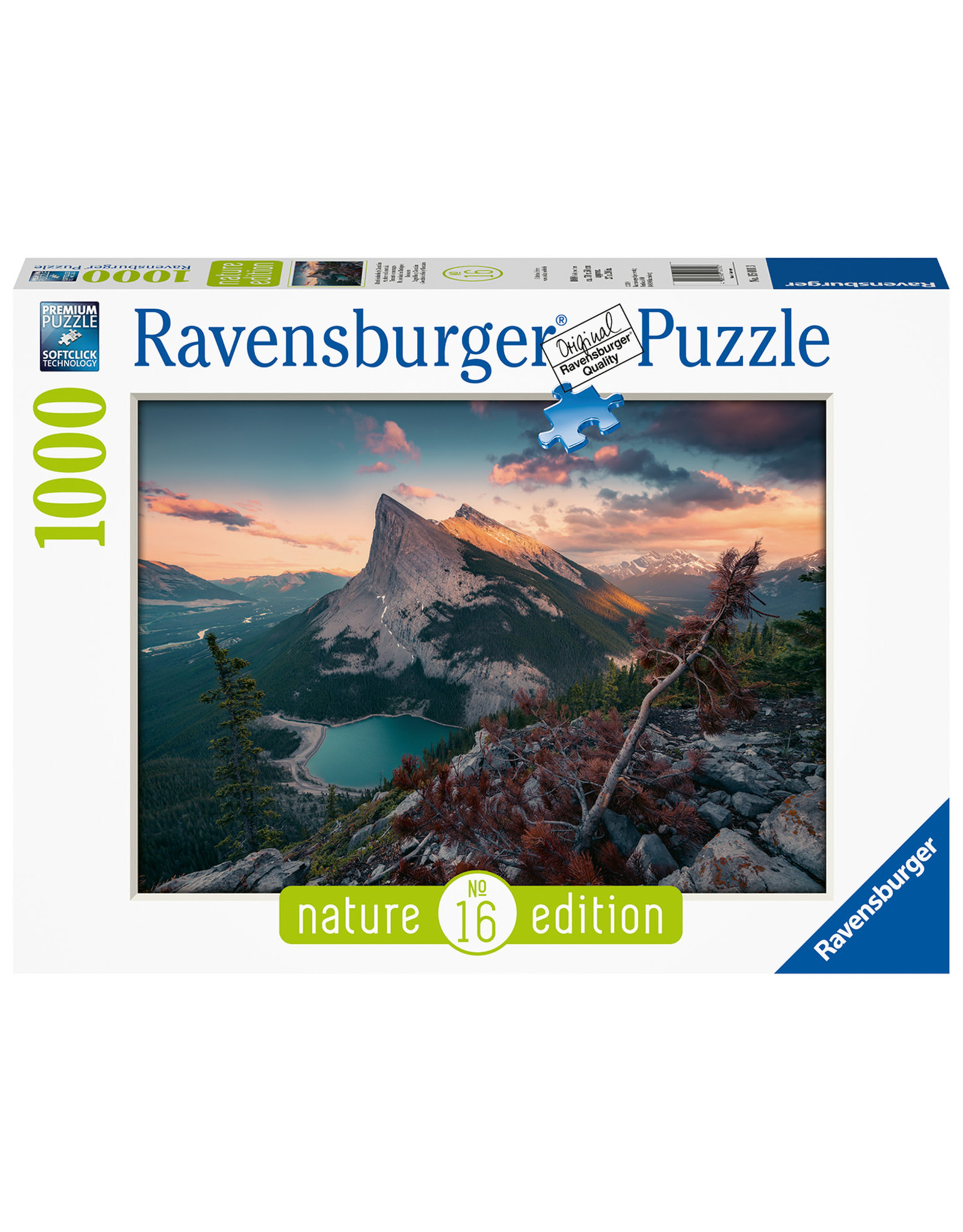 Ravensburger Ravensburger puzzel 150113  'S Avonds In De Rocky Mountains - 1000