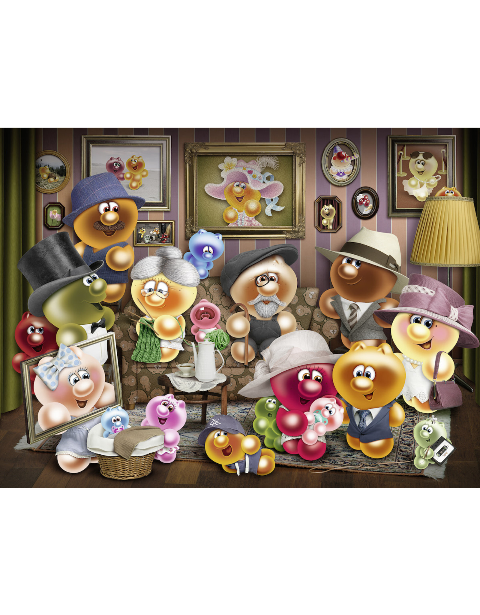 Ravensburger Ravensburger puzzel 150144 Familie Gelini  1500 stukjes