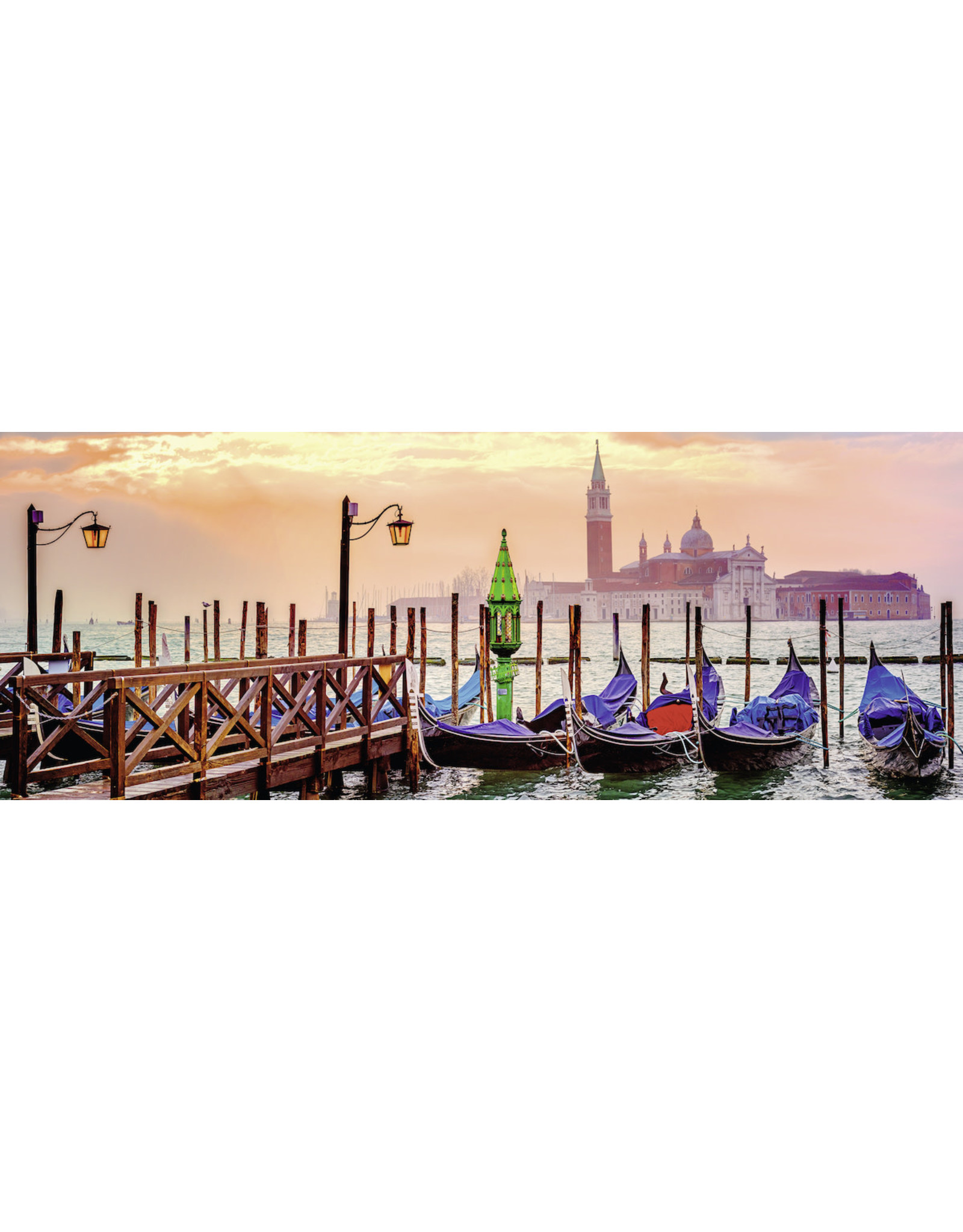 Ravensburger Ravensburger puzzel Panorama 150823 Gondels in Venetië  1000 stukjes