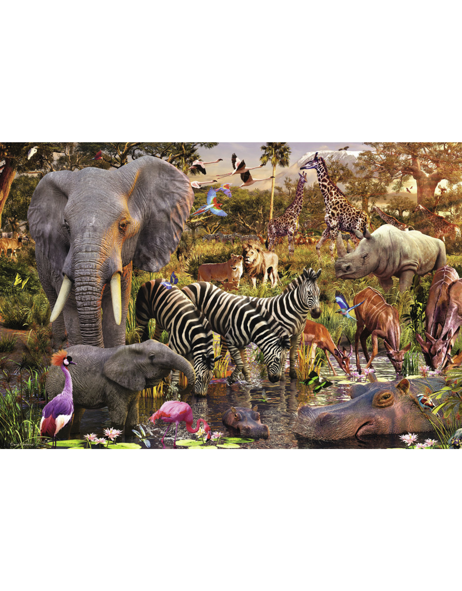 Ravensburger Ravensburger puzzel  170371 Afrikaanse Dierenwereld 3000 stukjes