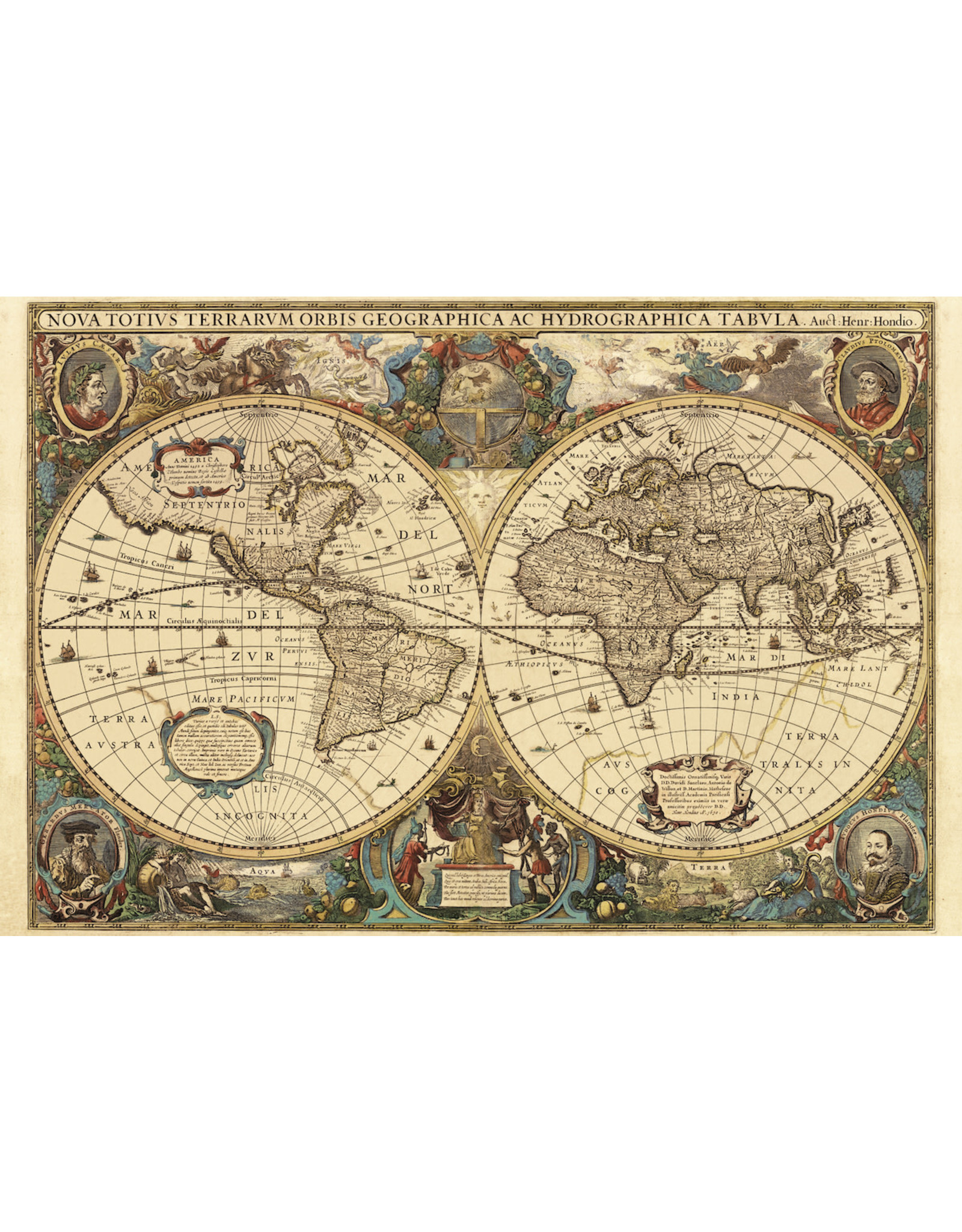 Ravensburger Ravensburger puzzel  174119Antieke Wereldkaart  5000 stukjes