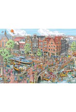 Ravensburger Ravensburger puzzel 191925  Fleroux: SAmsterdam Prinsengrachr/Brouwersgracht - 1000 stukjes