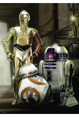 Ravensburger C-3Po, R2-D2 & Bb-8  1000St