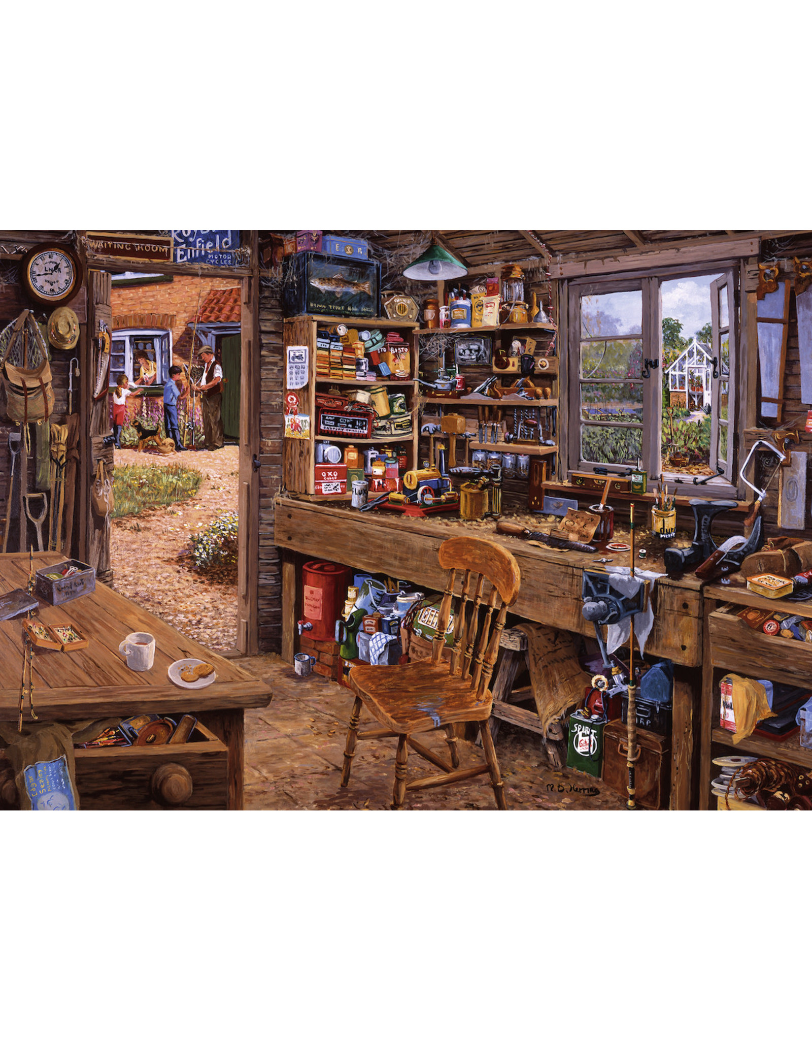 Ravensburger Grandpa'S Shed 1000