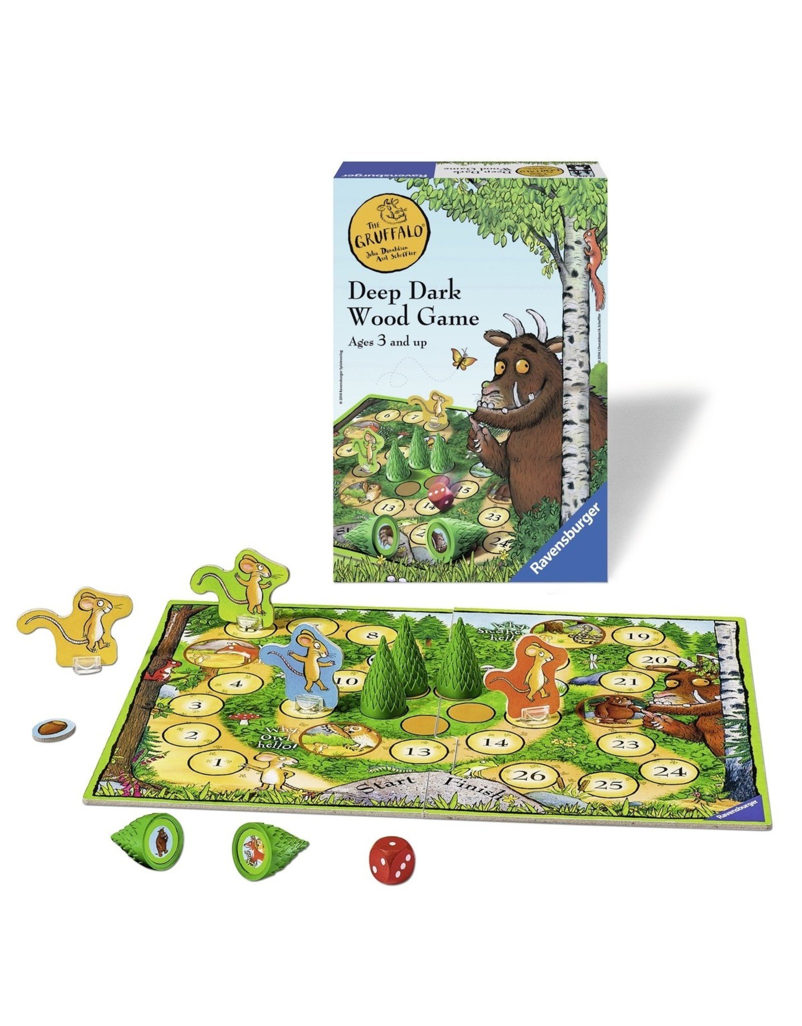 Ravensburger Ravensburger Gruffalo: Deep Dark Wood Game - Bordspel