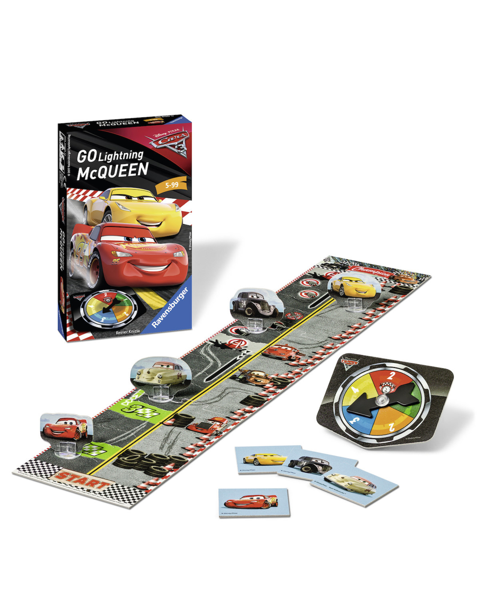 Ravensburger Ravensburger 234370 Go Lightning Mcqueen - Cars 3 - Pocketspel