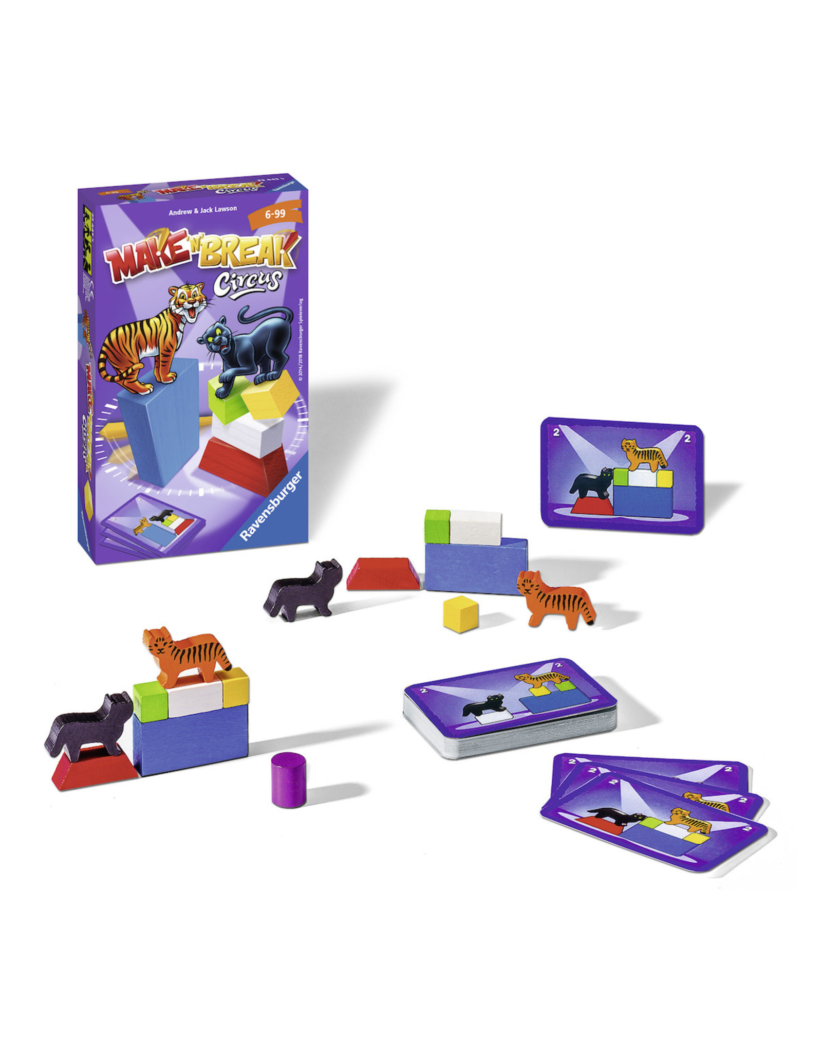 Ravensburger Ravensburger 234455 Make 'N Break Circus Pocketspel
