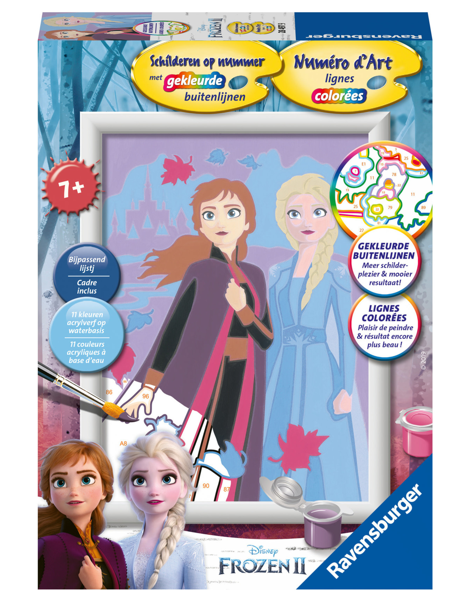 Ravensburger Schilderen op Nummer Frozen II 284979 Zusterliefde