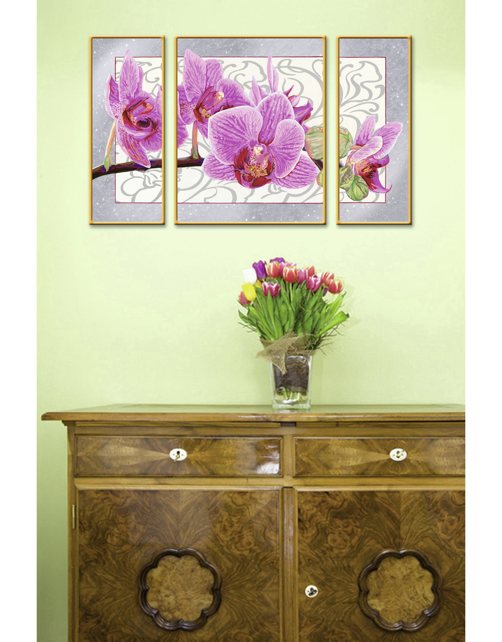 Ravensburger Schilderen op Nummer 289691 Wilde Orchidee