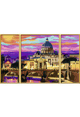 Ravensburger Schilderen op Nummer 289813 Romantisch Rome 3-Luik