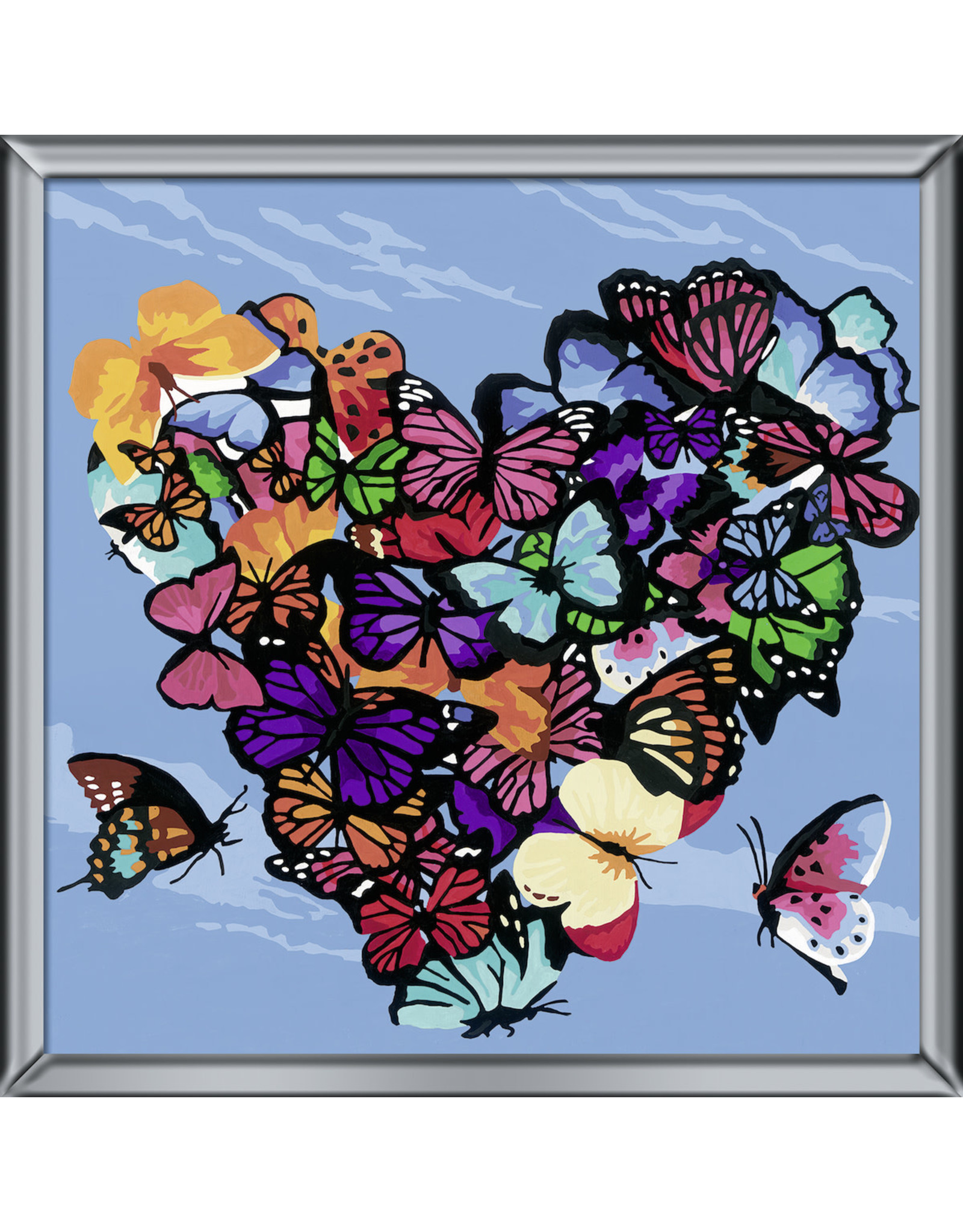 Ravensburger Schilderen op Nummer 290222 Lovely Butterflies 30X30