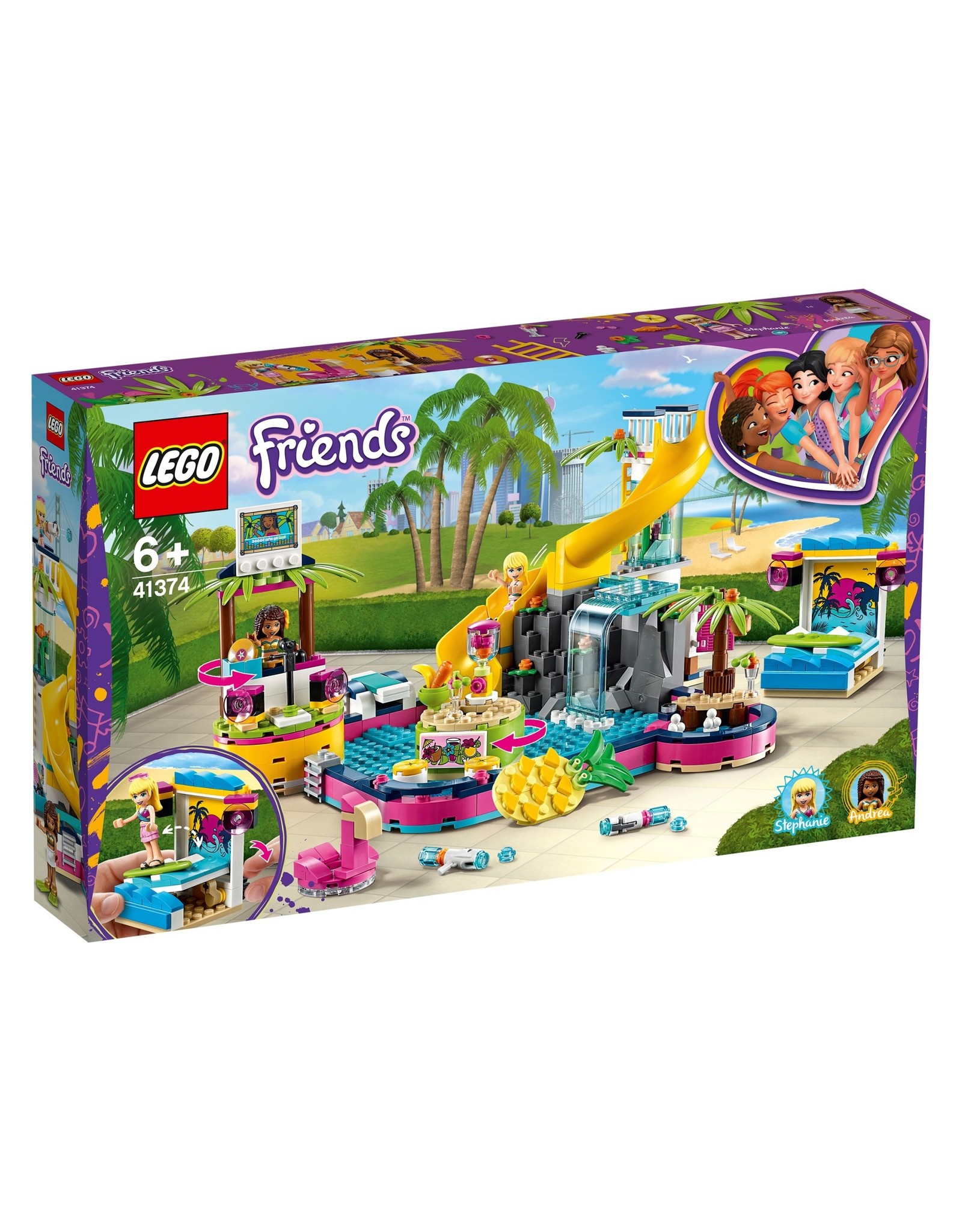 LEGO Lego Friends 41374 Andrea's Zwembadfeest  - Andrea's Pool Party