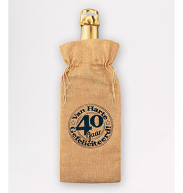 Bottle Gift Bag - 40 Jaar