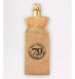 Bottle Gift Bag - 70 Jaar