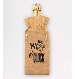 Bottle Gift Bag - It'S Wine O'Clock