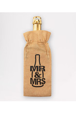 Bottle Gift Bag - Mr. & Mrs.