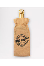 Bottle Gift Bag - You Did It