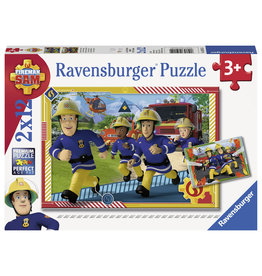 Ravensburger Ravensburger Puzzel 50154 Brandweerman Sam: Sam En Zijn Team 2X12