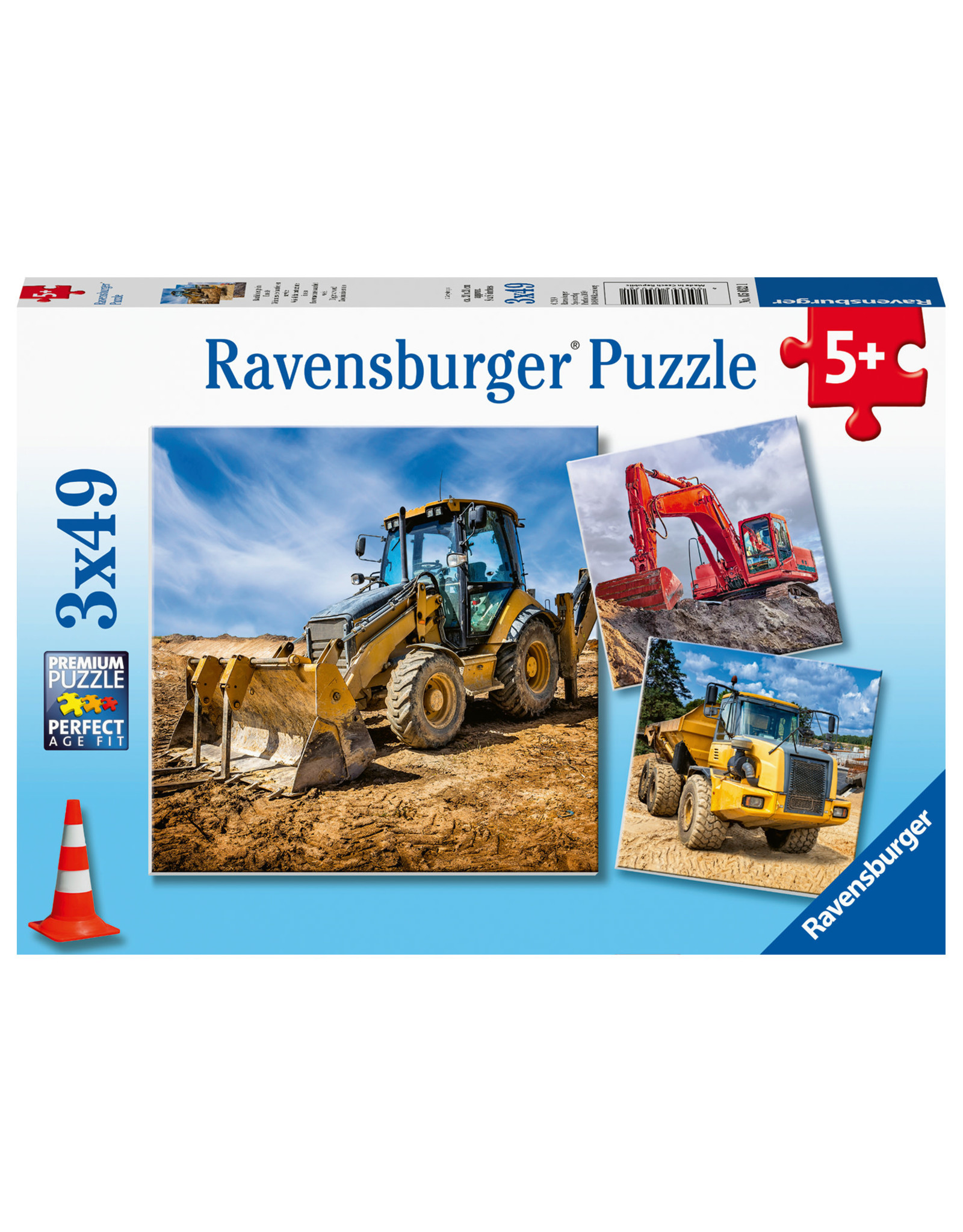 Ravensburger Bouwmachines Aan Het Werk 3X49