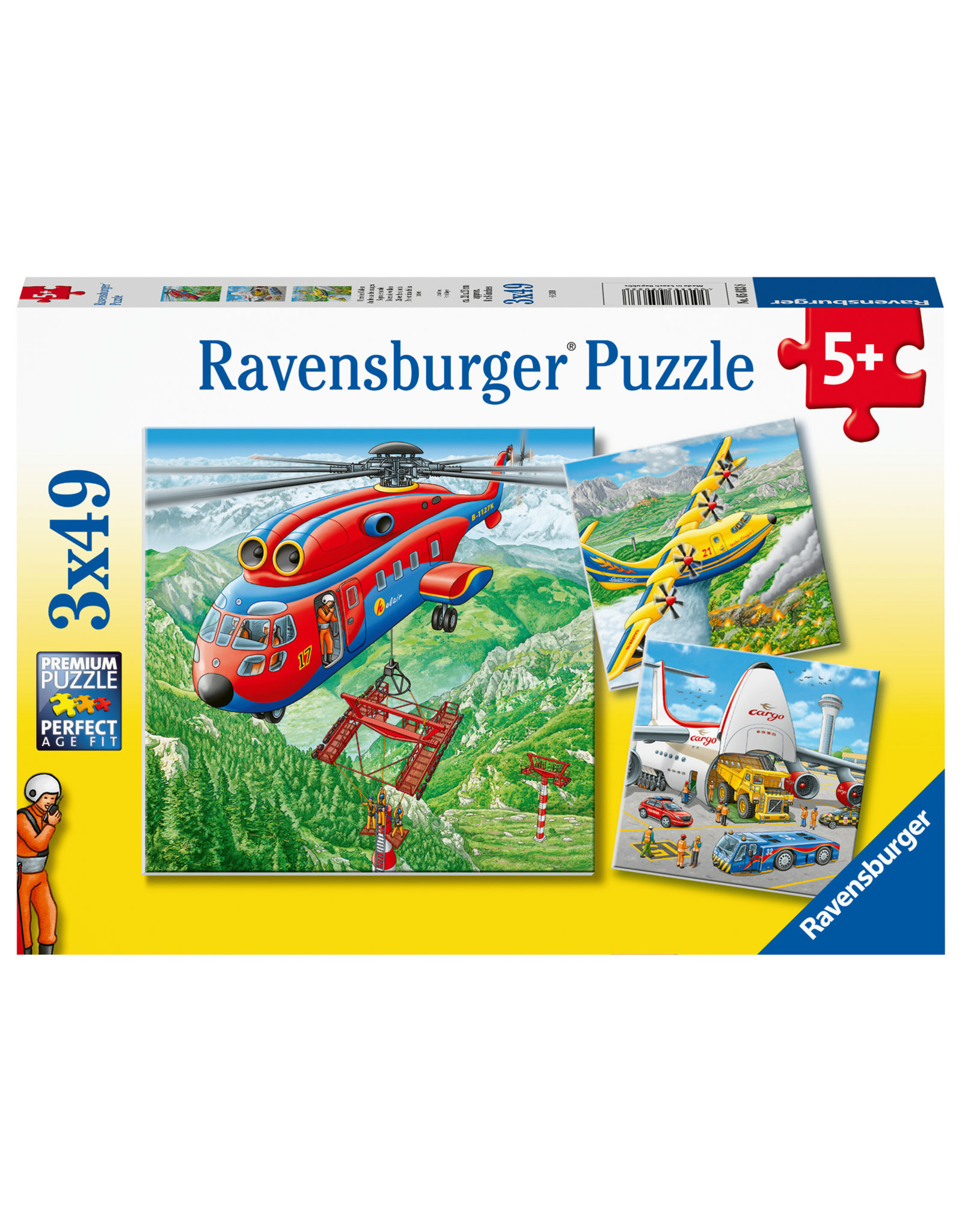 Ravensburger Ravensburger Puzzel 50338 Boven De Wolken (3x49 Stukjes)