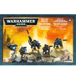 Games Workshop Space Marine Scout Squad With Sniper Rifles