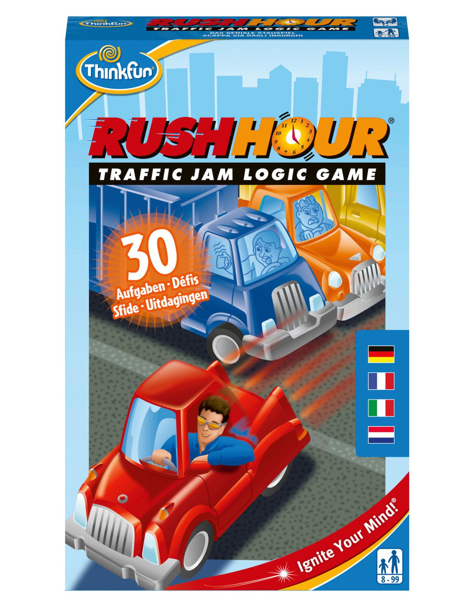 Thinkfun Ravensburger 763696 Thinkfun Rush Hour Pocketspel