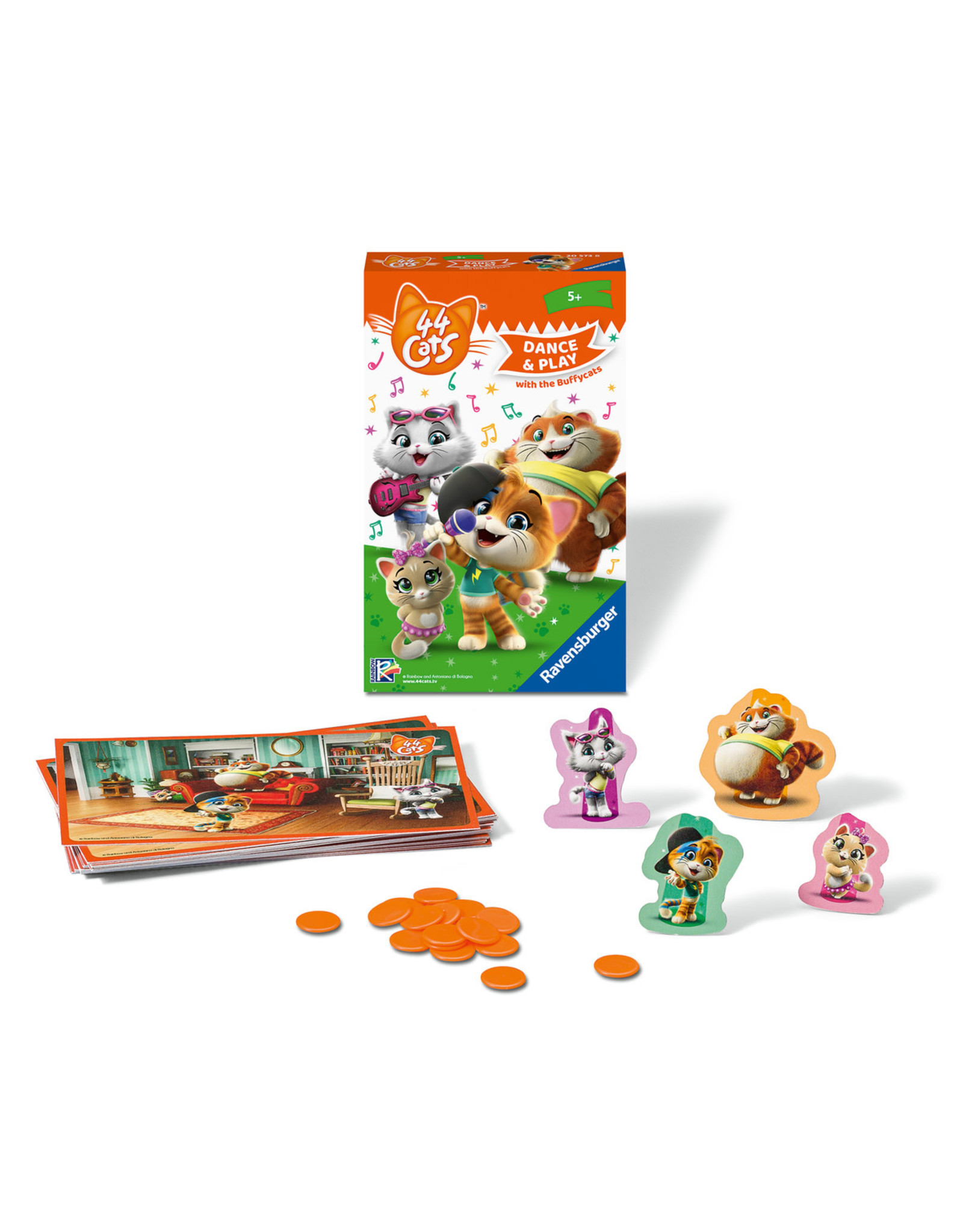 Ravensburger Ravensburger 205738   44 Cats: Dance And Play - Pocketspel