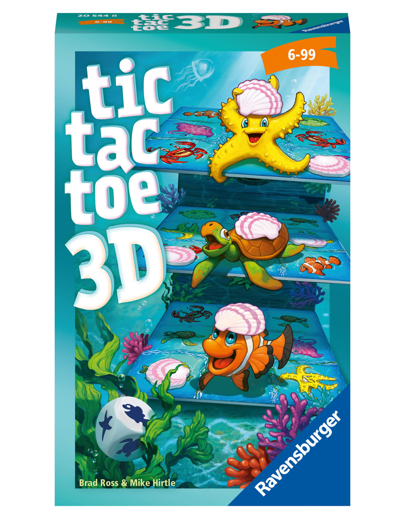 Ravensburger Ravensburger 205448 Tic Tac Toe 3D - Pocketspel