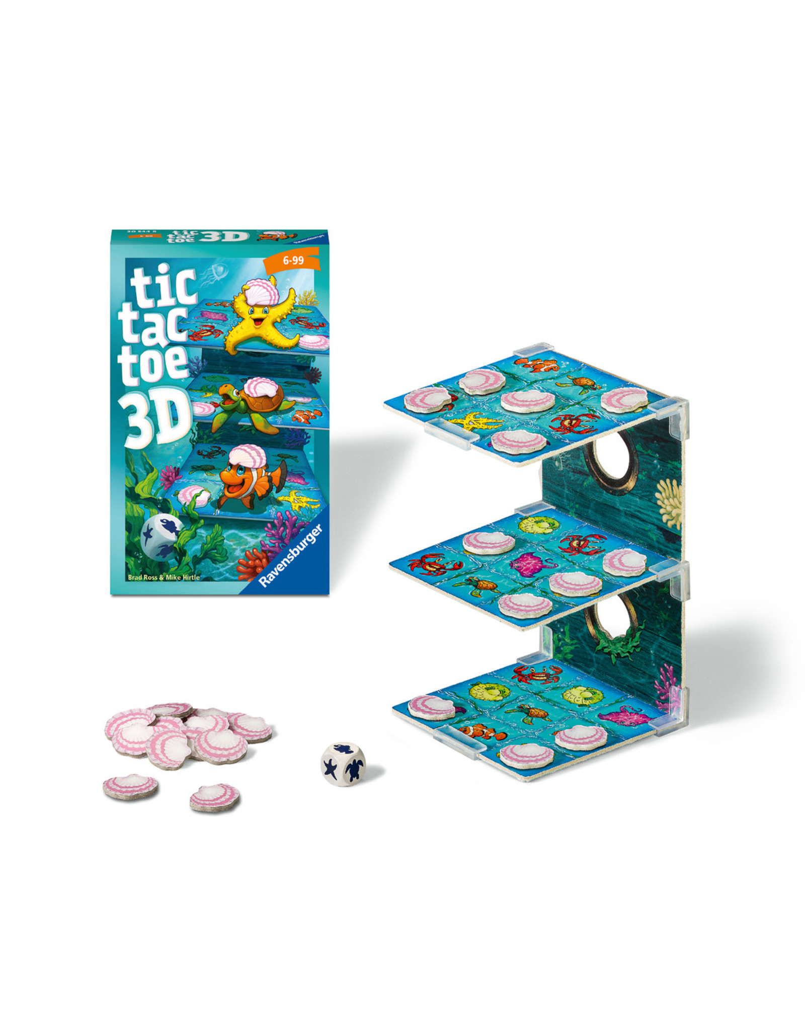 Ravensburger Ravensburger 205448 Tic Tac Toe 3D - Pocketspel