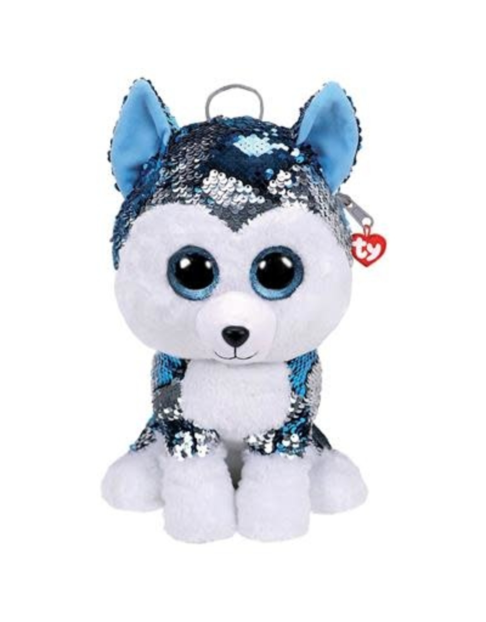 Ty Fashion Ty Fashion Rugzak Slush de Blauwe Husky ( 17x12,5x26cm)